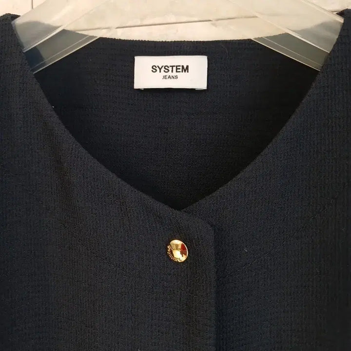 [BUNJANG] System Cropped Navy Jacket / 시스템 크롭자켓(주말초특가)