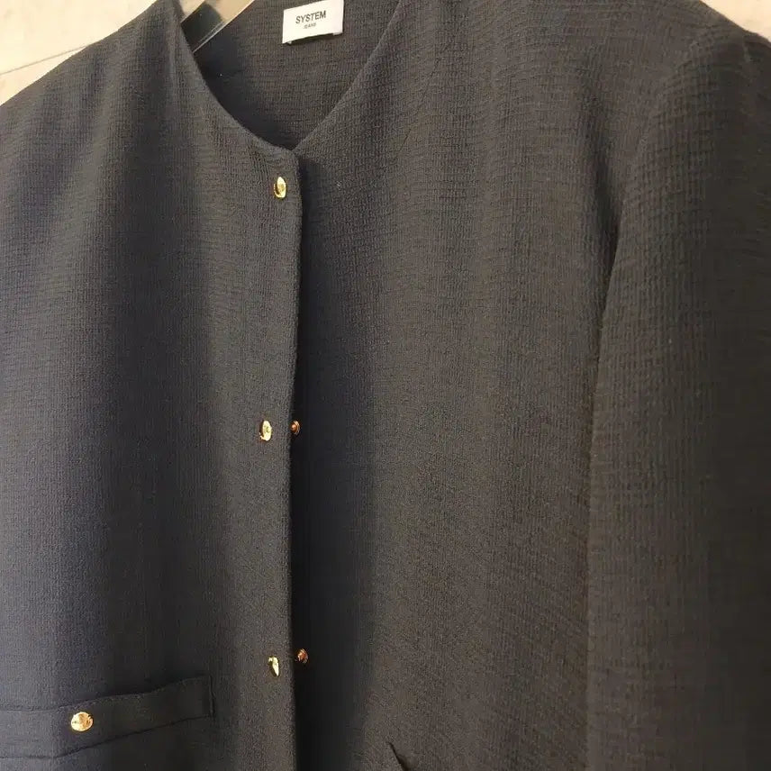 [BUNJANG] System Cropped Navy Jacket / 시스템 크롭자켓(주말초특가)