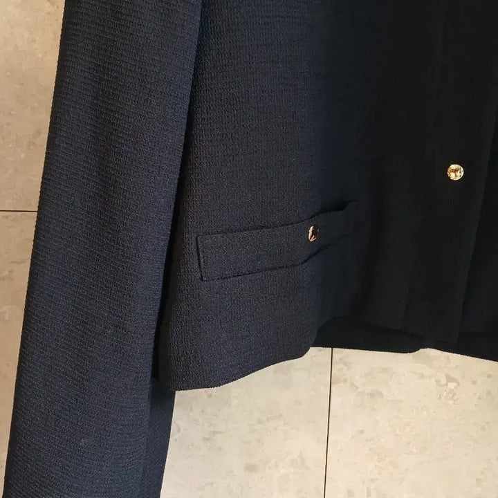 [BUNJANG] System Cropped Navy Jacket / 시스템 크롭자켓(주말초특가)