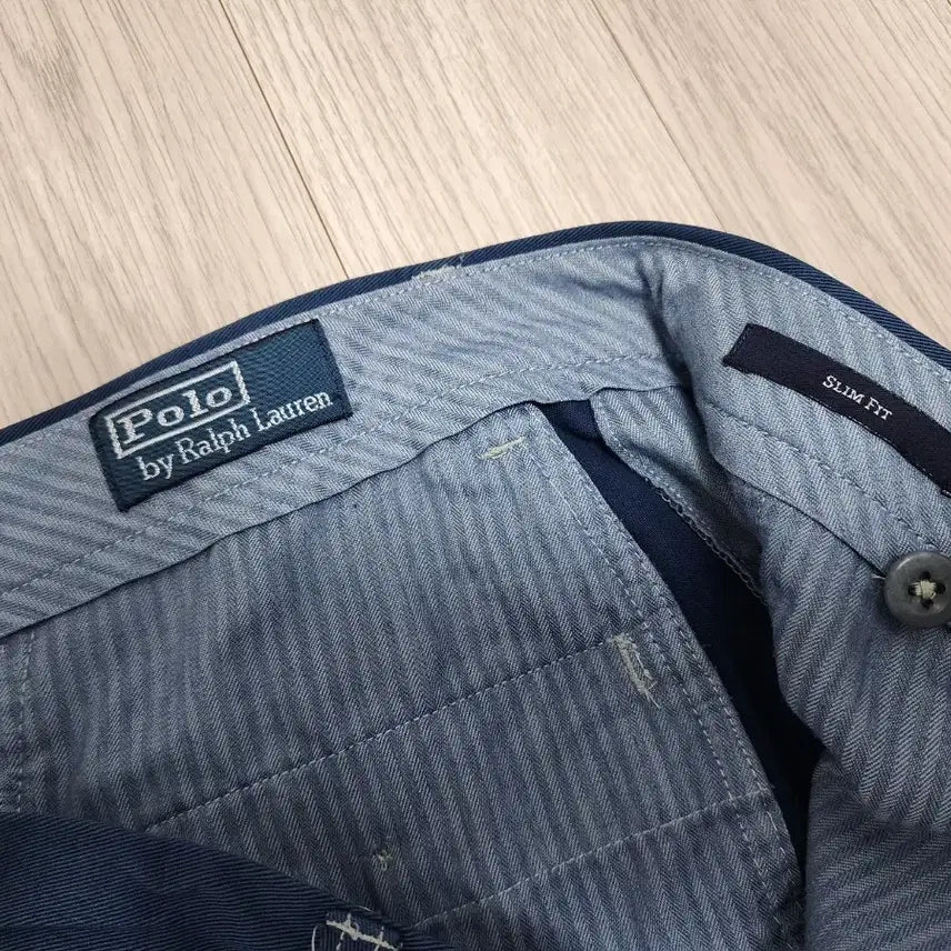 [BUNJANG] Polo Ralph Lauren Slim Fit Chino - Indigo Blue Dyed / [커스텀] 폴로 랄프로렌 슬림핏 치노 - 인디고 블루 염색