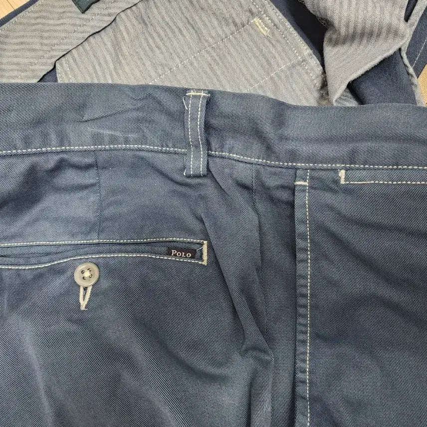 [BUNJANG] Polo Ralph Lauren Slim Fit Chino - Indigo Blue Dyed / [커스텀] 폴로 랄프로렌 슬림핏 치노 - 인디고 블루 염색