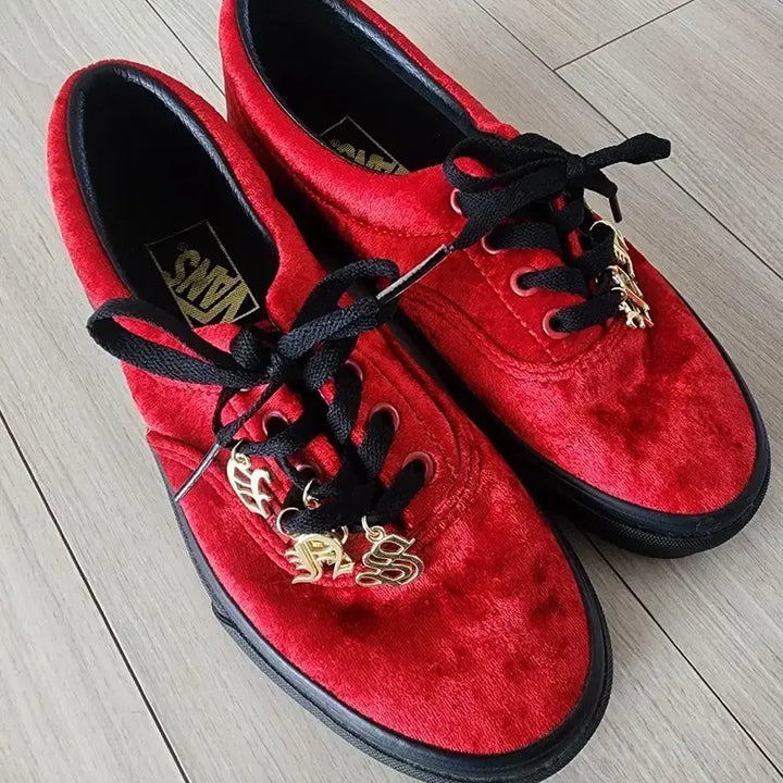 [BUNJANG] Vans Red Velvet Sneakers / 반스 레드 벨벳 스니커즈