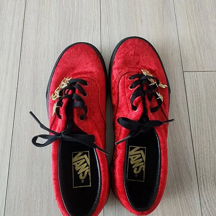 [BUNJANG] Vans Red Velvet Sneakers / 반스 레드 벨벳 스니커즈