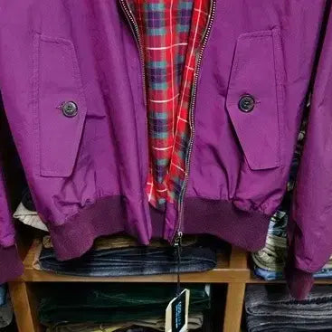 [BUNJANG] Baracuta G9 Jacket Purple Plum / Baracuta 바라쿠타 G9 자켓 퍼플 플럼 40 (100)