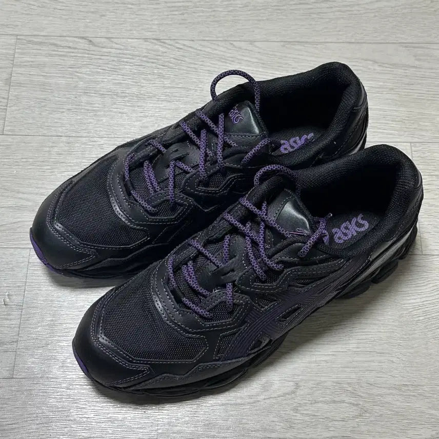 [BUNJANG] Asics x Needles Gel-NYC Black Purple Shoes / 아식스 x 니들스 젤NYC 블랙 퍼플 280