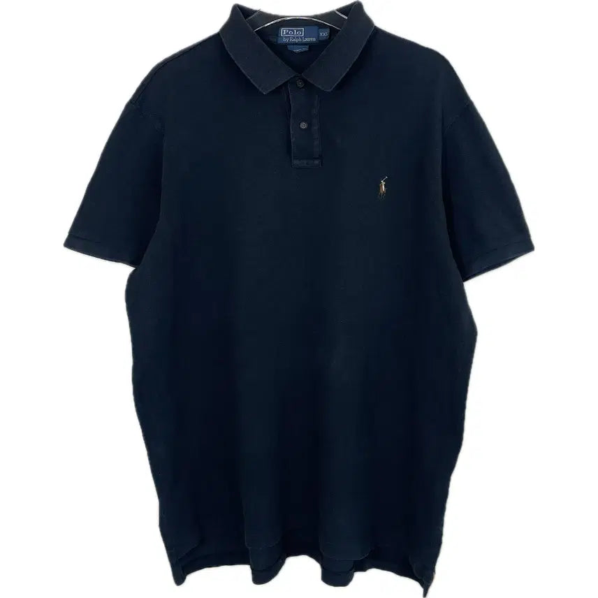 [SOLD OUT] [XXL] 폴로 랄프로렌 코튼 카라 반팔 티셔츠 커스텀핏