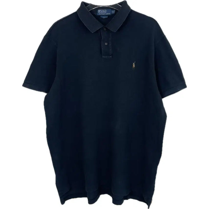 [SOLD OUT] [XXL] 폴로 랄프로렌 코튼 카라 반팔 티셔츠 커스텀핏