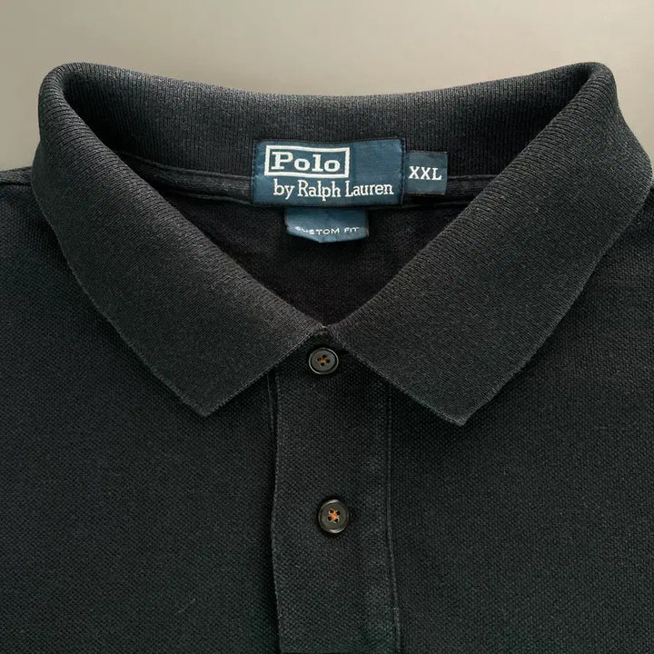 [SOLD OUT] [XXL] 폴로 랄프로렌 코튼 카라 반팔 티셔츠 커스텀핏