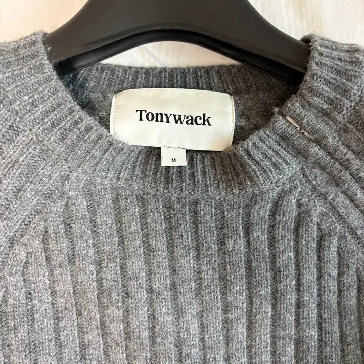 [BUNJANG] TonyWek Gray Knit Sweater / 24fw 토니웩 그레이 니트 m