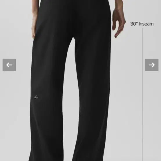 [BUNJANG] Alo Suit Up Trousers Pants Black S / 알로 수트 업 트라우저 팬츠 새상품_블랙S