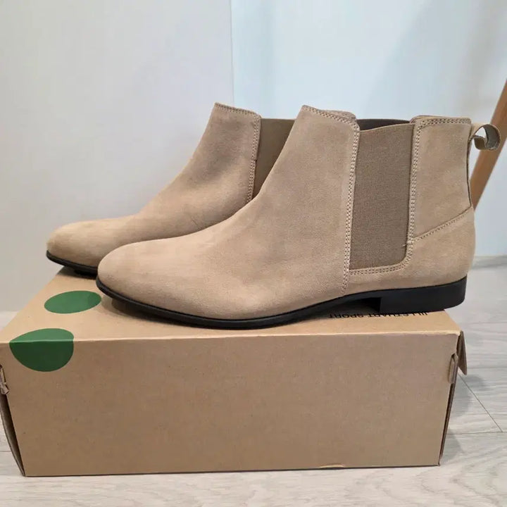 [BUNJANG] ZARA Suede Chelsea Boots Beige / ZARA 스웨이드 첼시 부츠 베이지 275-280 새상품