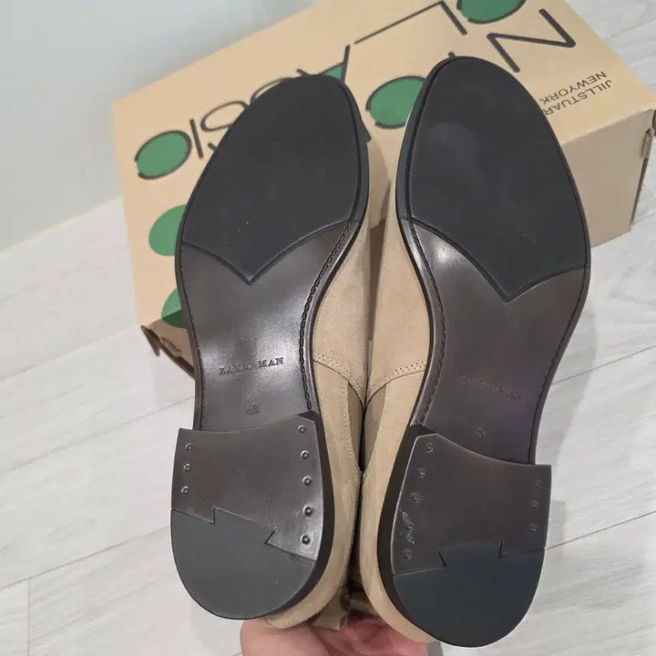 [BUNJANG] ZARA Suede Chelsea Boots Beige / ZARA 스웨이드 첼시 부츠 베이지 275-280 새상품