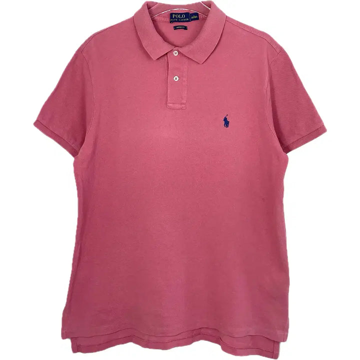 [BUNJANG] Polo Ralph Lauren Cotton Polo Shirt / [L] 폴로 랄프로렌 코튼 카라 반팔 티셔츠 커스텀핏