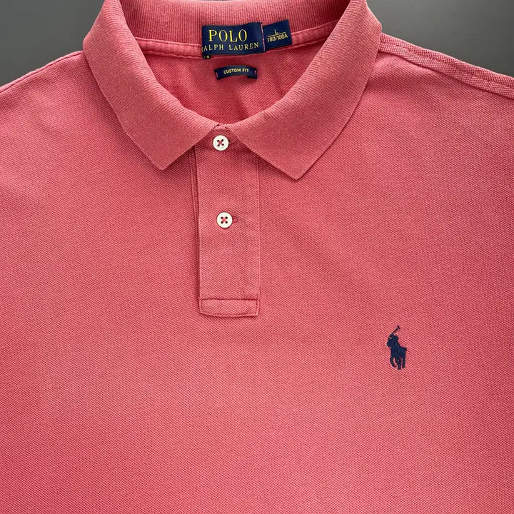 [BUNJANG] Polo Ralph Lauren Cotton Polo Shirt / [L] 폴로 랄프로렌 코튼 카라 반팔 티셔츠 커스텀핏