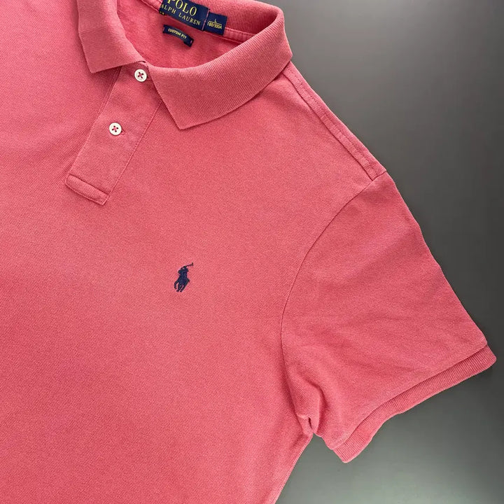 [BUNJANG] Polo Ralph Lauren Cotton Polo Shirt / [L] 폴로 랄프로렌 코튼 카라 반팔 티셔츠 커스텀핏