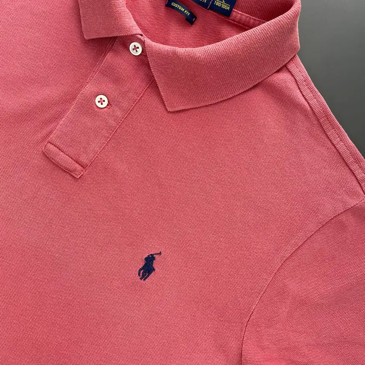 [BUNJANG] Polo Ralph Lauren Cotton Polo Shirt / [L] 폴로 랄프로렌 코튼 카라 반팔 티셔츠 커스텀핏