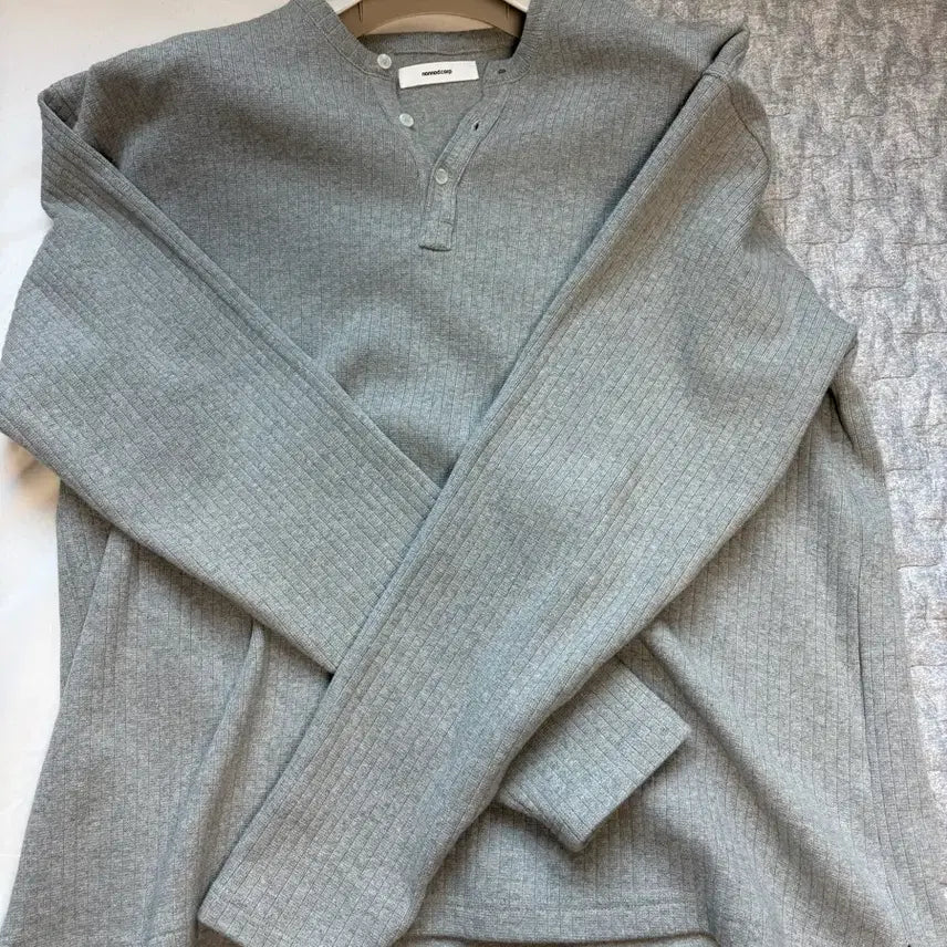 [SOLD OUT] 논노드 헨리넥 그레이 1사이즈