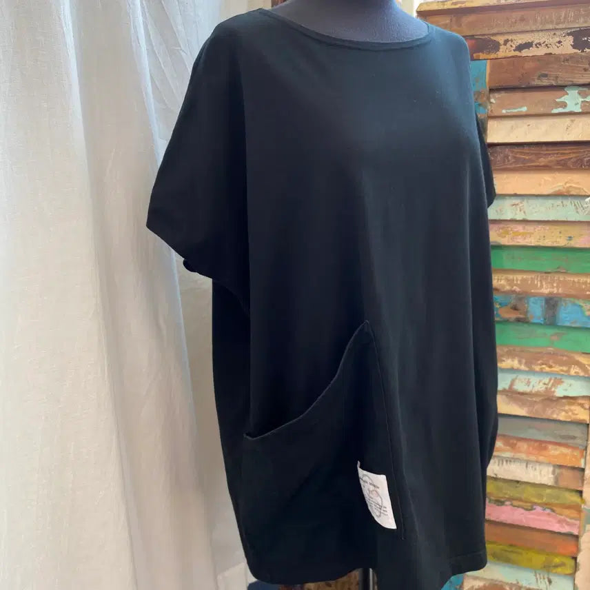 [BUNJANG] Big Pocket Short Sleeve T-Shirt / 빅포켓 반팔티셔츠(F)