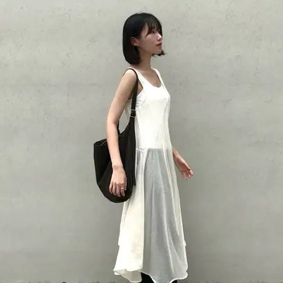 [BUNJANG] Mochipamo Moch Layered Dress / 모슈파모슈 레이어드원피스