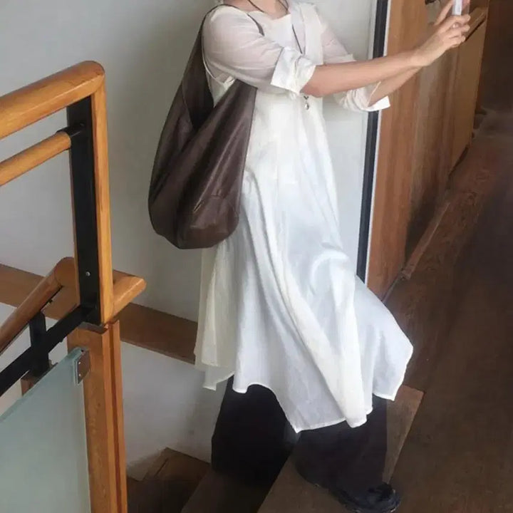 [BUNJANG] Mochipamo Moch Layered Dress / 모슈파모슈 레이어드원피스