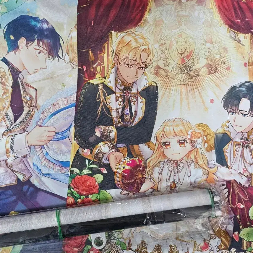 [BUNJANG] The Youngest Princess Acrylic Stand &amp; Postcard &amp; Tapestry Set / 막내 황녀님 - 아크릴 스탠드&amp;엽서&amp;태피스트리