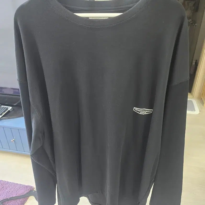 [SOLD OUT] 우영미 블랙 긴팔 티셔츠