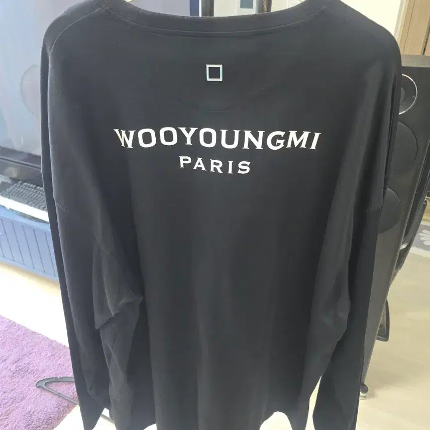 [SOLD OUT] 우영미 블랙 긴팔 티셔츠