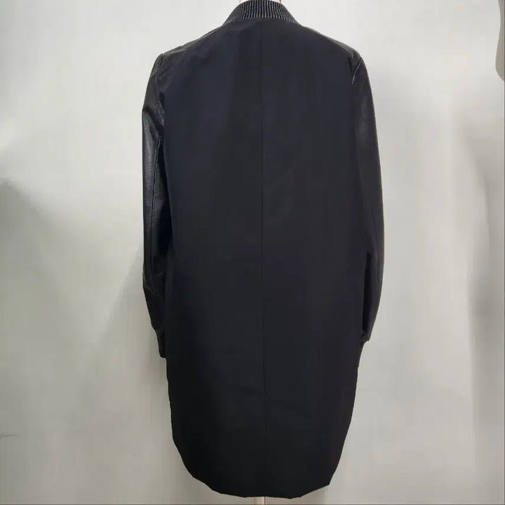[BUNJANG] Lio Bell Genuine Lambskin Colorblock Long Padded Jacket / Lio Bell 천연 양가죽 배색 롱 누빔 자켓 77