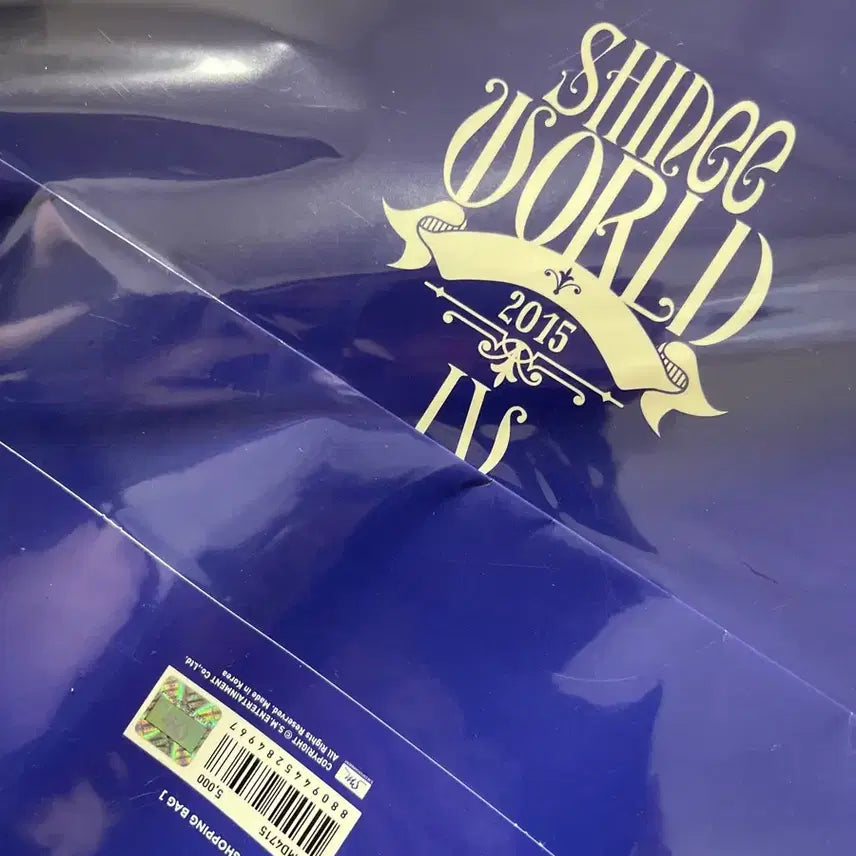 [BUNJANG] 샤이니 SHINee WORLD IV 쇼핑백 / 샤이니 SHINee WORLD IV 쇼핑백