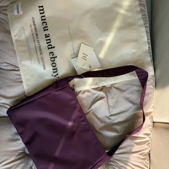 [BUNJANG] MUKU &amp; EBONY Purple Color Bag / (새상품)무쿠앤에보니 포도색 택O