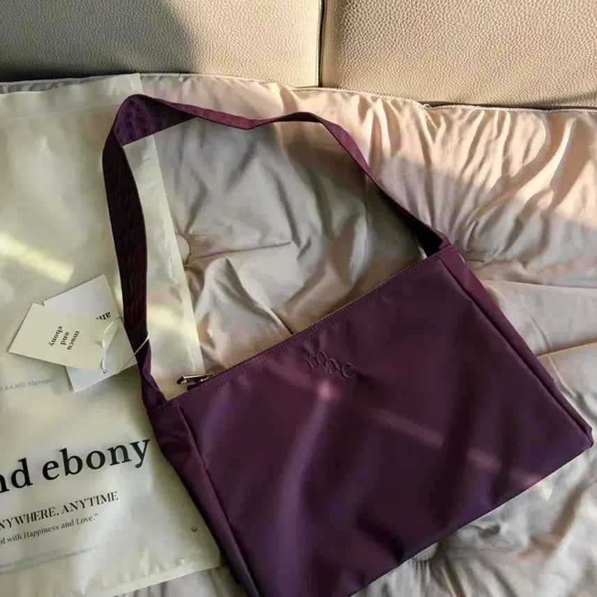 [BUNJANG] MUKU &amp; EBONY Purple Color Bag / (새상품)무쿠앤에보니 포도색 택O
