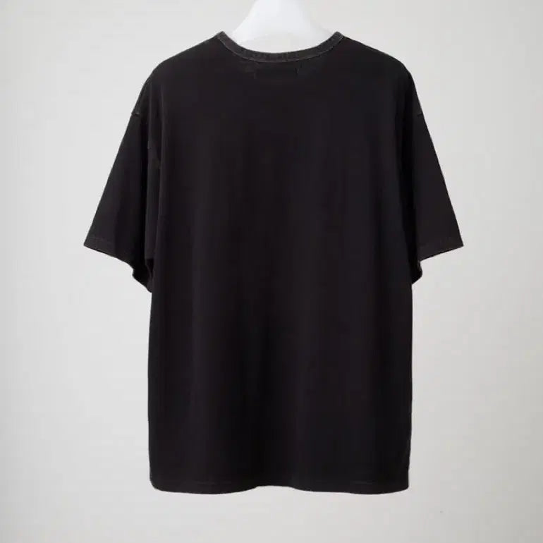 [BUNJANG] Hetching Room VTG Cartoon Heart Tee Washed Black / 해칭룸 VTG 카툰 하트 티 워시드 블랙