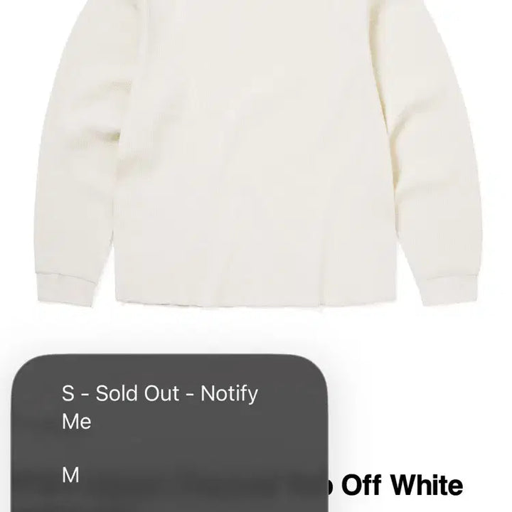 [SOLD OUT] [XL] 디스이즈네버댓 헤인즈 콜라보 써멀 오프 화이트