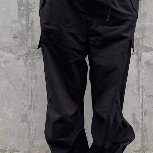 [BUNJANG] Too Much Talker Black Cargo Jogger Pants / 투머치토커 검정색 카고 조거팬츠