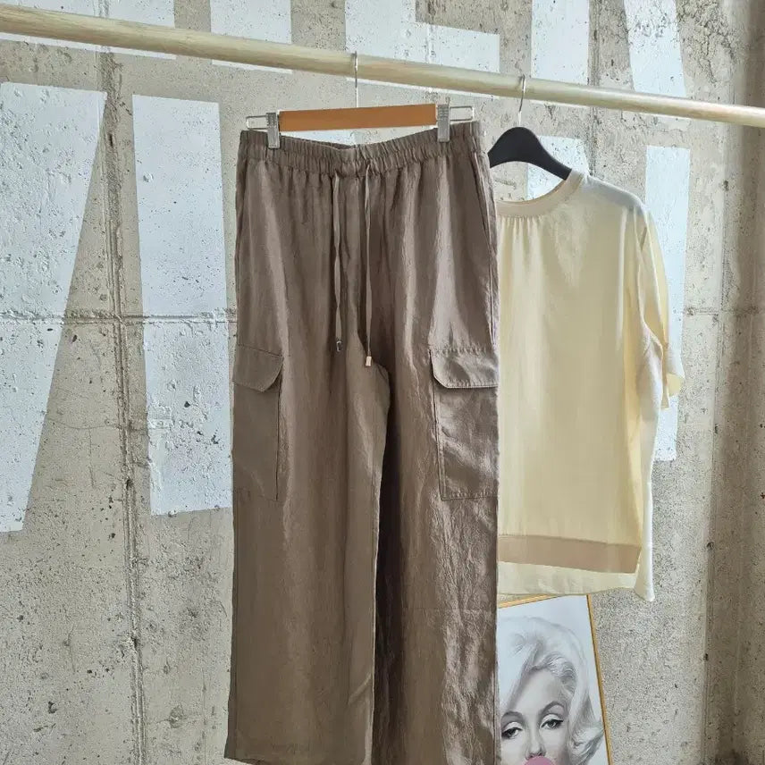 [SOLD OUT] (28~30)더엣지 카고 와이드  자글팬츠