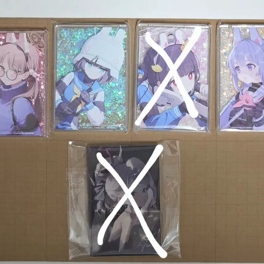 [BUNJANG] Blue Archive Collaboration Items / 블루아카이브 웨하스포토카드 아크릴 클리어파일 아리스 미카 히나 호시노