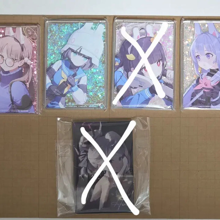 [BUNJANG] Blue Archive Collaboration Items / 블루아카이브 웨하스포토카드 아크릴 클리어파일 아리스 미카 히나 호시노