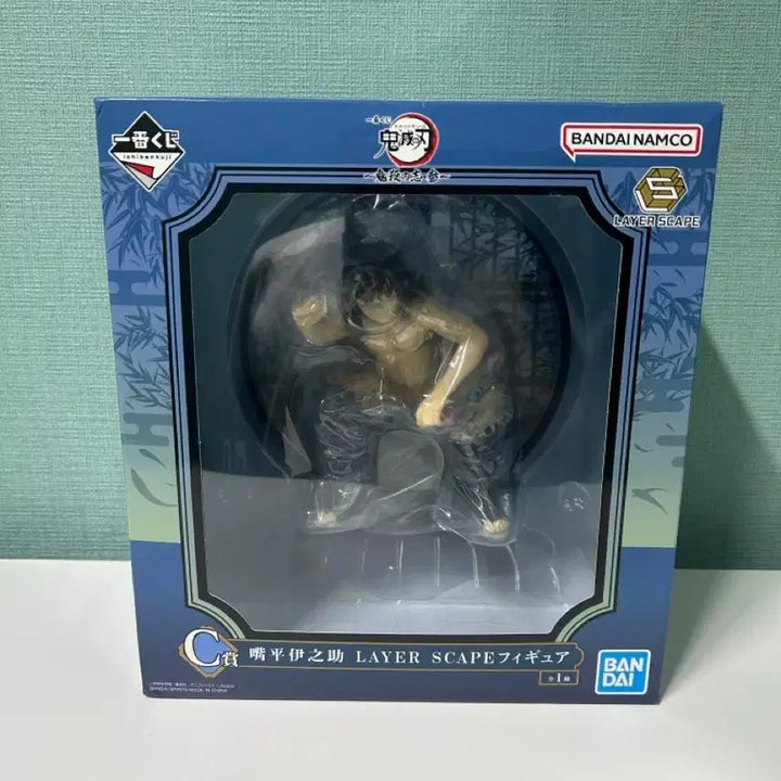 [BUNJANG] Demon Slayer Inosuke Layer Scape Figure / (단순개봉) 귀멸의 칼날 제일복권C상 이노스케 병풍 피규어