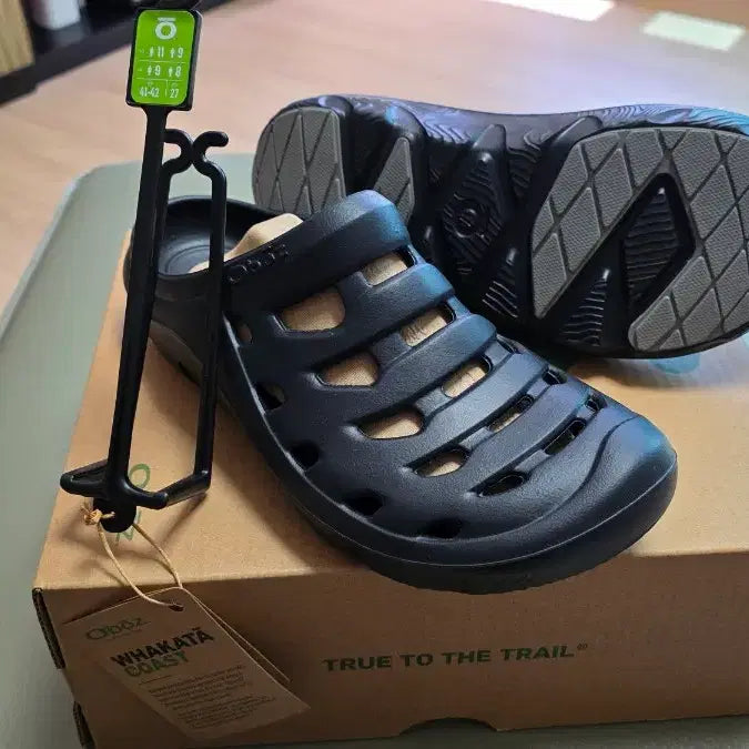 [BUNJANG] Oboz Wakata Outdoor Slippers Black 270mm / 오보스 와카타 아웃도어 슬리퍼 검정 새상품 270mm