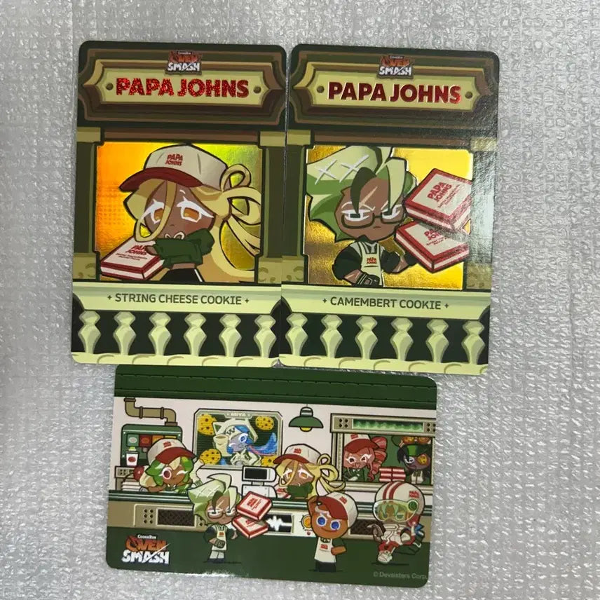 [BUNJANG] Papa Johns Cookie Run Lactose Photocard / 파파존스X쿠키런 포토카드 락토스