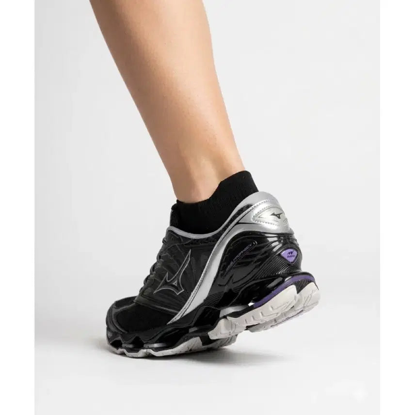 [BUNJANG] Mizuno Wave Prophecy LS Black Silver Purple Haze Running Shoes / 미즈노 웨이브 프로페시 LS 블랙 실버 퍼플 헤이즈