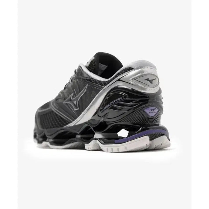 [BUNJANG] Mizuno Wave Prophecy LS Black Silver Purple Haze Running Shoes / 미즈노 웨이브 프로페시 LS 블랙 실버 퍼플 헤이즈