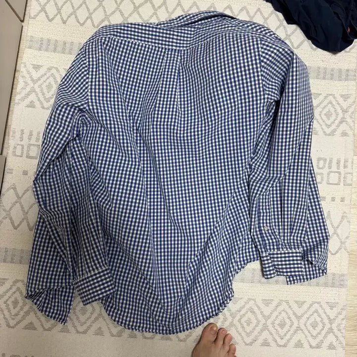 [SOLD OUT] 랄프로렌 폴로  깅엄체크 셔츠 M사이즈 팔아요