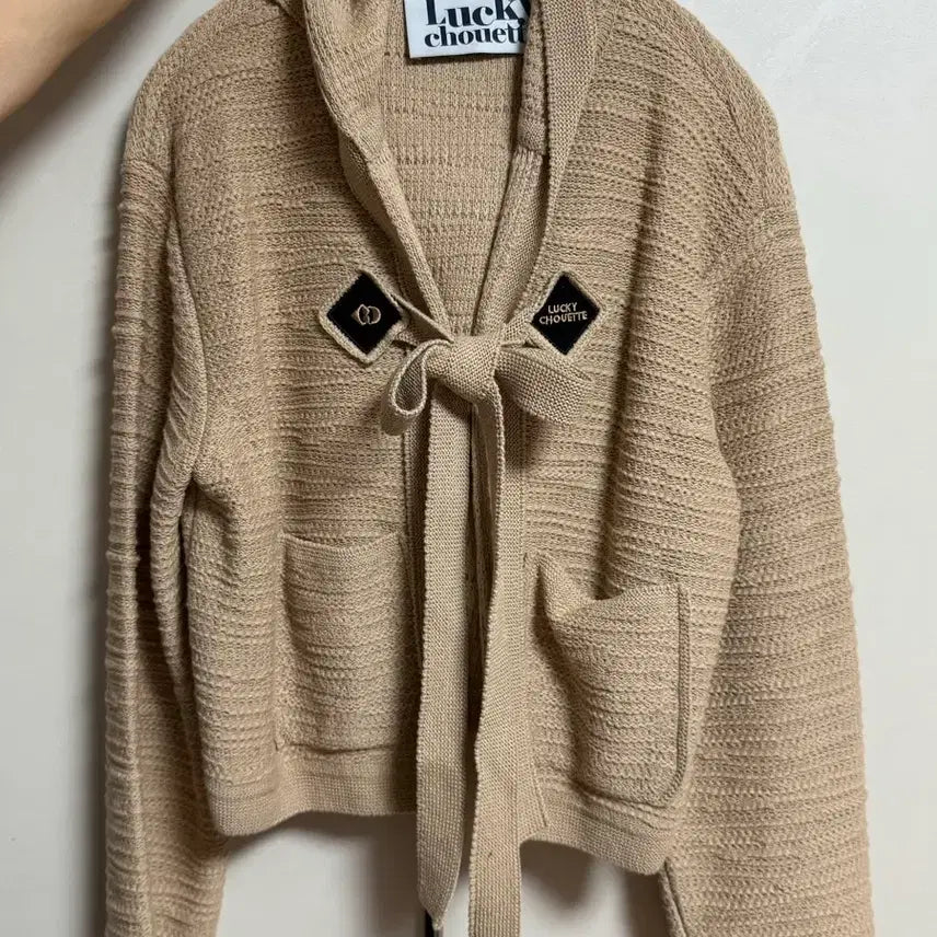 [SOLD OUT] 럭키슈에뜨 크롭기장 니트 가디건