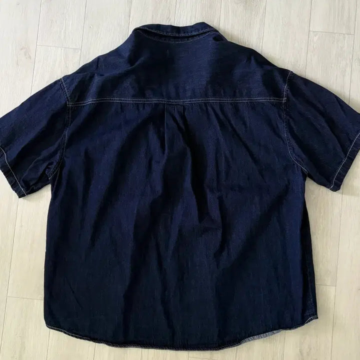 [SOLD OUT] 스파오 반팔 청남방 데님셔츠 팝니다-XL