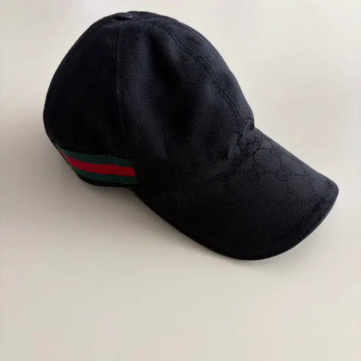 [BUNJANG] Gucci Web Original Canvas Baseball Cap Black Size S / 구찌 볼캡 블랙 S사이즈