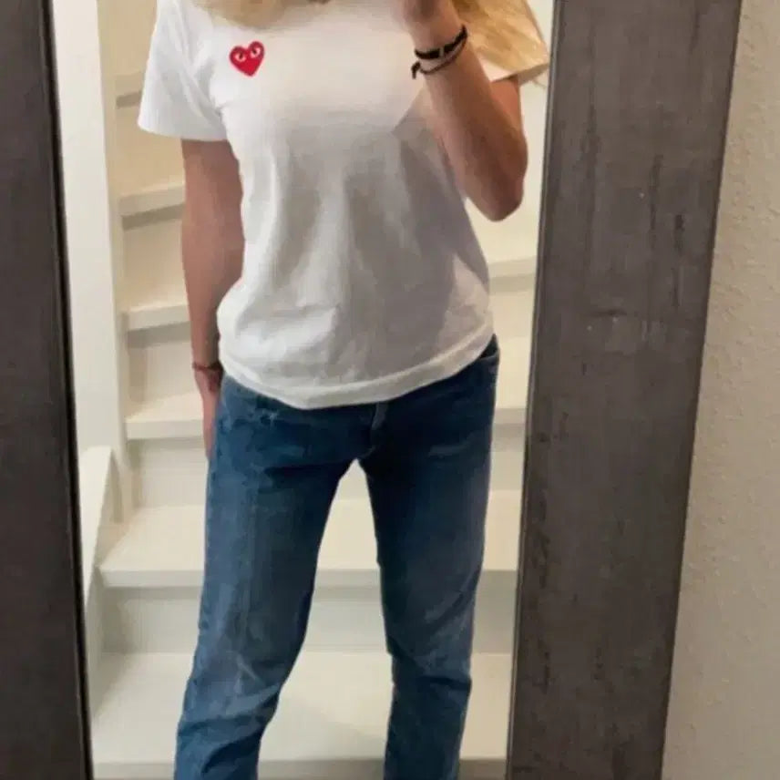 [BUNJANG] Comme des Garcons Short Sleeve T-shirt / 꼼데 반팔티 커플티