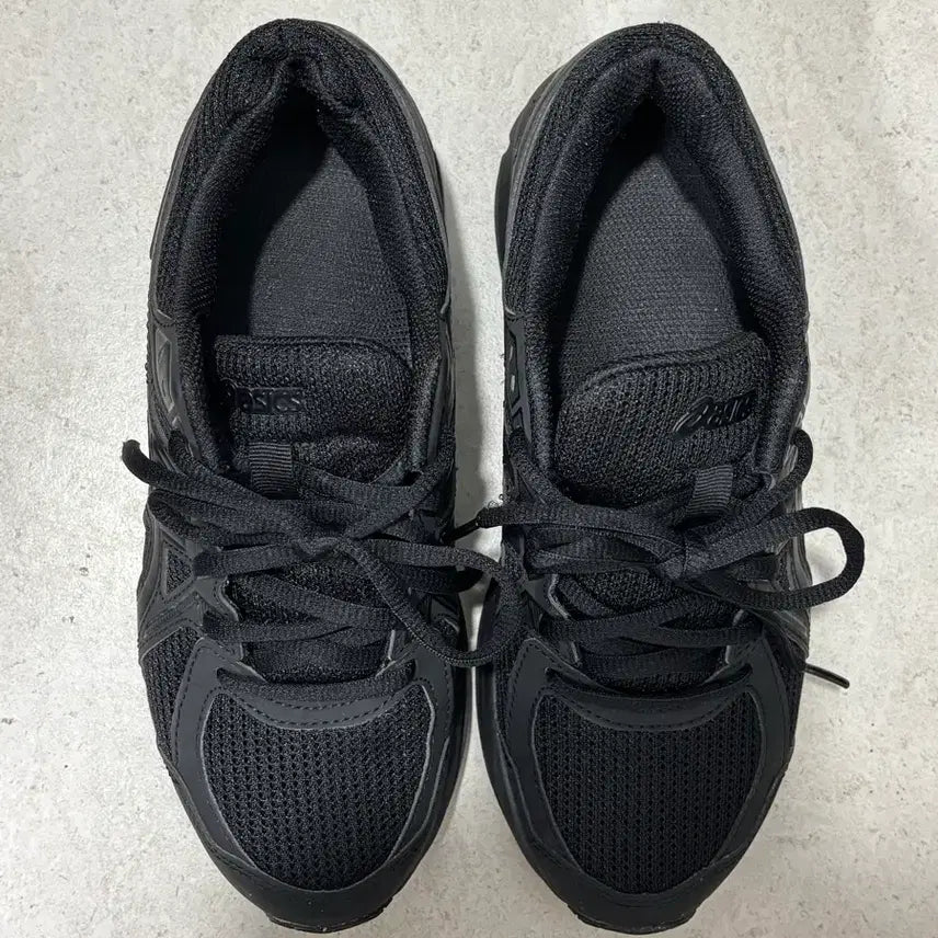 [BUNJANG] ASICS Jog 100 2 Black Shoes / 아식스 조그 100 2 블랙 230