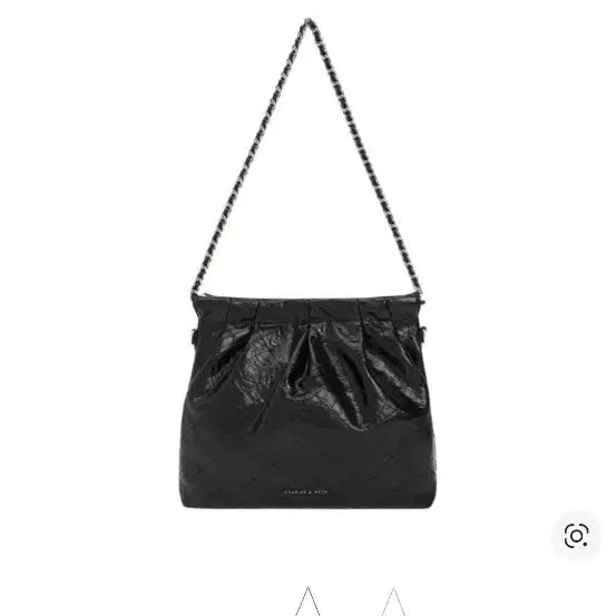 [BUNJANG] Charles &amp; Keith Duo Double Chain Large Hobo Bag / 찰스앤키스 듀오 더블 체인 라지 호보백 블랙(라지)