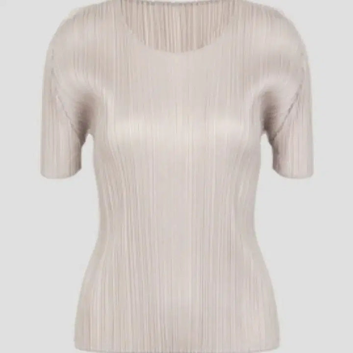 [BUNJANG] Issey Miyake Pleats Please New Colorful 4 Top Greige Size 3 / 이세이미야케 플리츠플리즈 탑 뉴컬러풀4 탑 그레이지 3사이즈